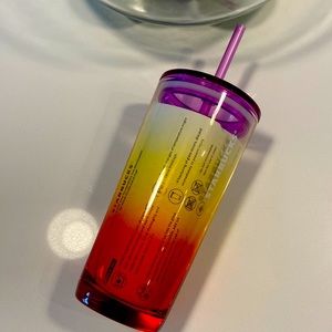 New - Ombré Limited Edition Glass Starbucks Tumbler